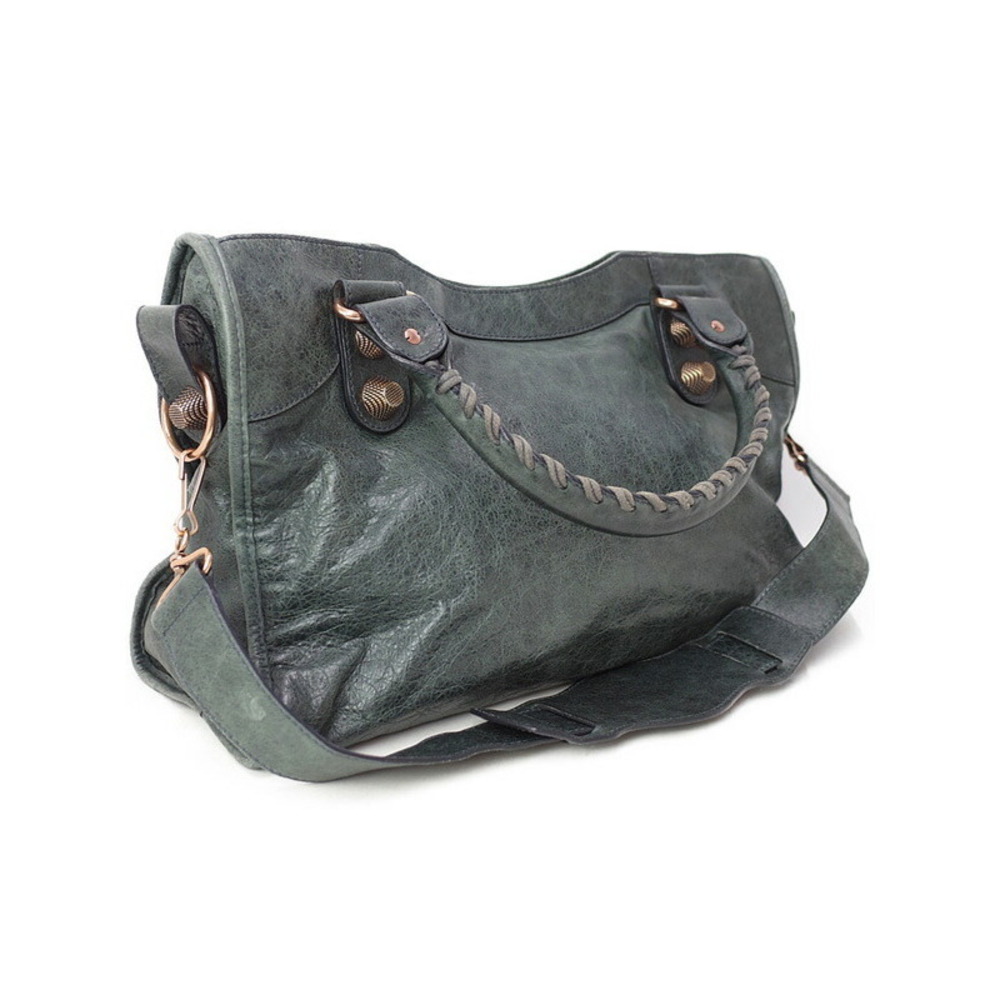 Balenciaga The Giant City Leather Shoulder Bag - Picture 2 of 9